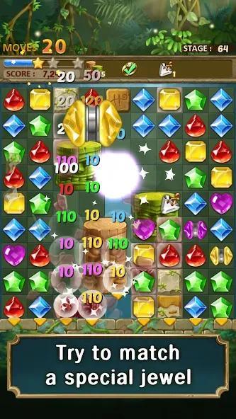 Jewels Jungle : Match 3 Puzzle screenshot 2