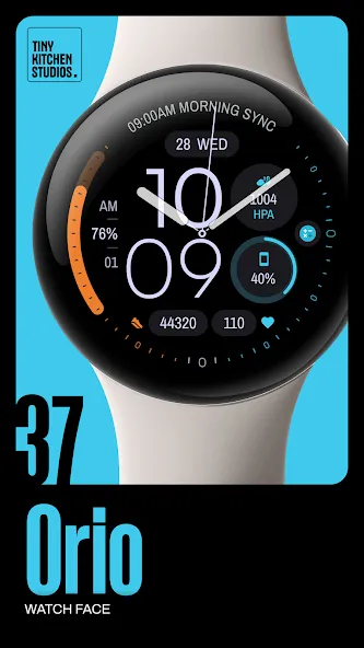 TKS 37 Orio Watch Face screenshot 1