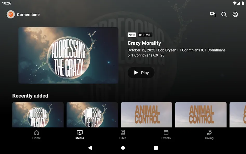 Cornerstone Church Bourbonnais screenshot 5