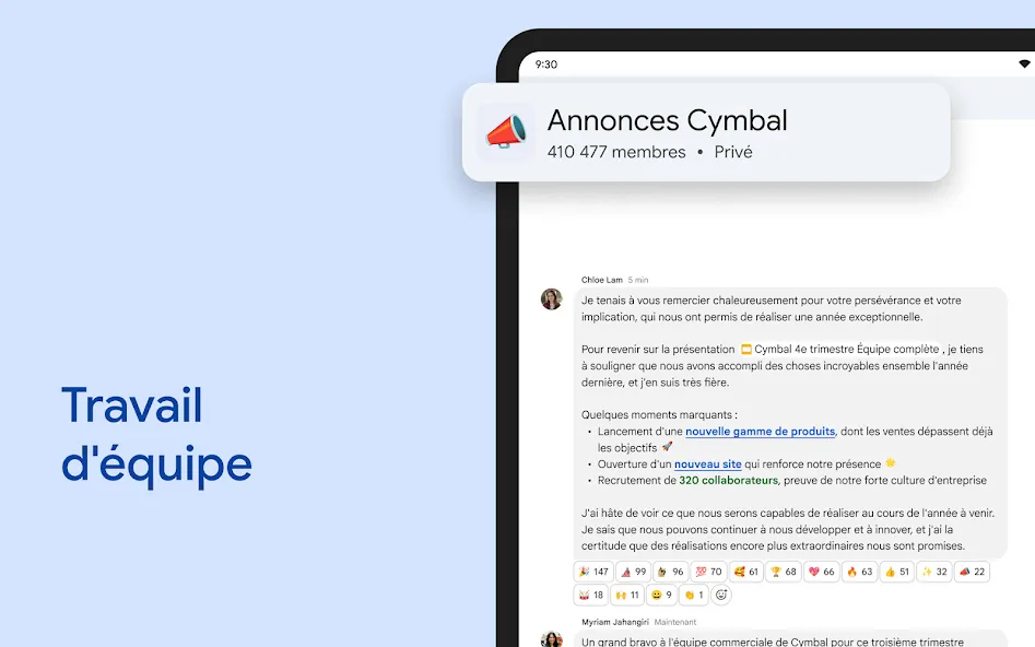 Google Chat screenshot 11