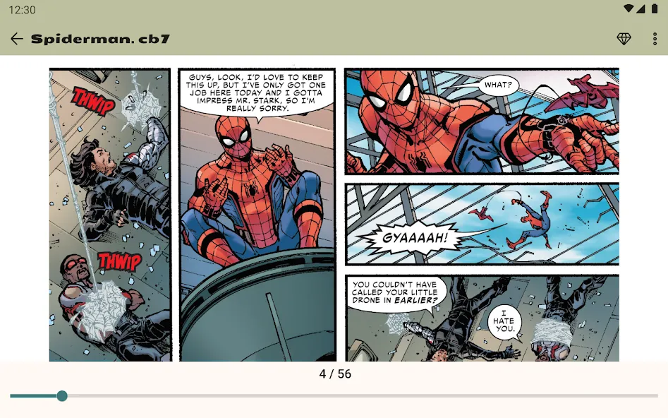 Comic Book Reader (cbz/cbr) screenshot 16