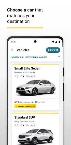 Hertz Rent-a-Car screenshot 5