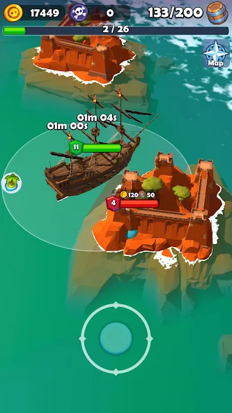 Pirate Raid - Caribbean Battle screenshot 4