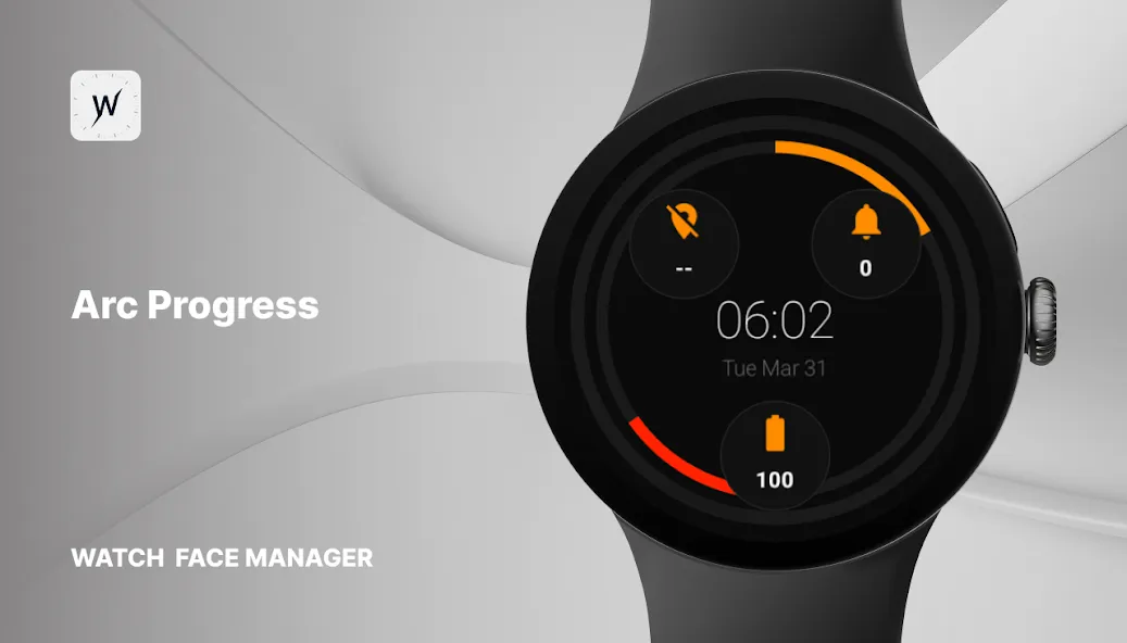 Arc Progress - watch face screenshot 1