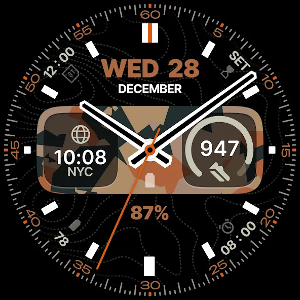 Arbiter Analog Watch Face screenshot 37