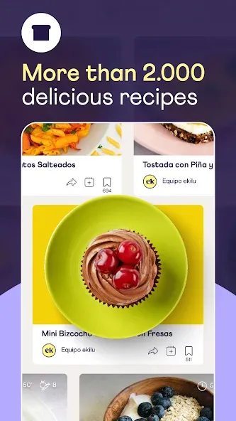 ekilu - healthy recipes & plan screenshot 2