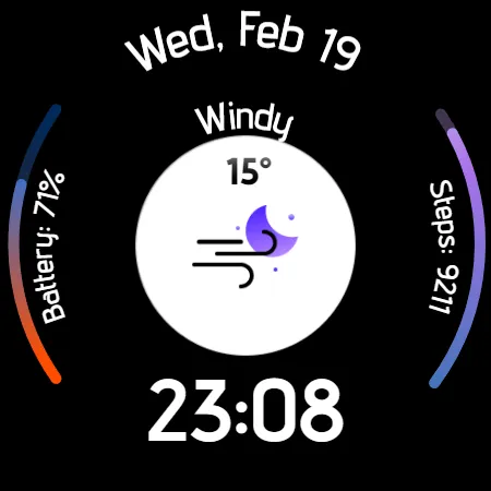 Digital Watchface D10 screenshot 31