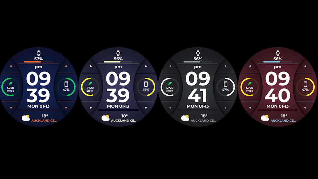 Night 81 - watch face screenshot 16