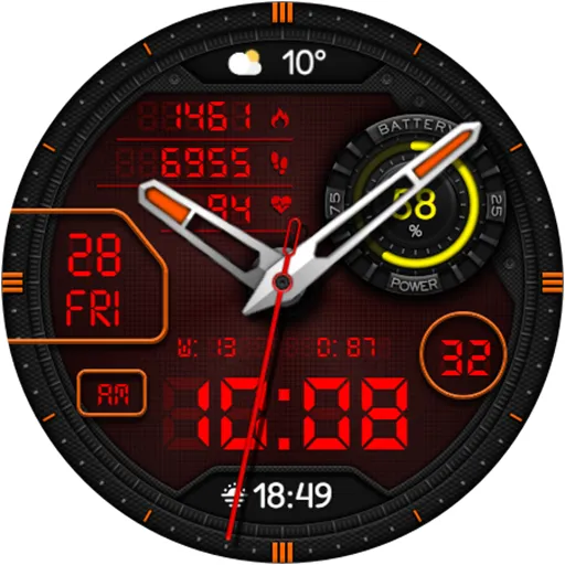 Hybrid PIKANT Watch face screenshot 15