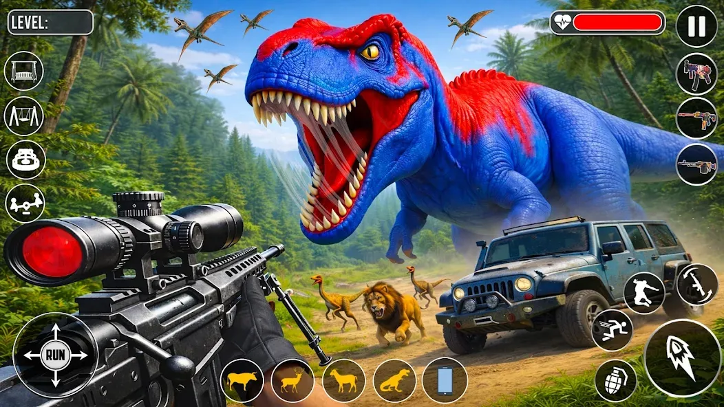Dinosaur Family Hunting Game screenshot 1