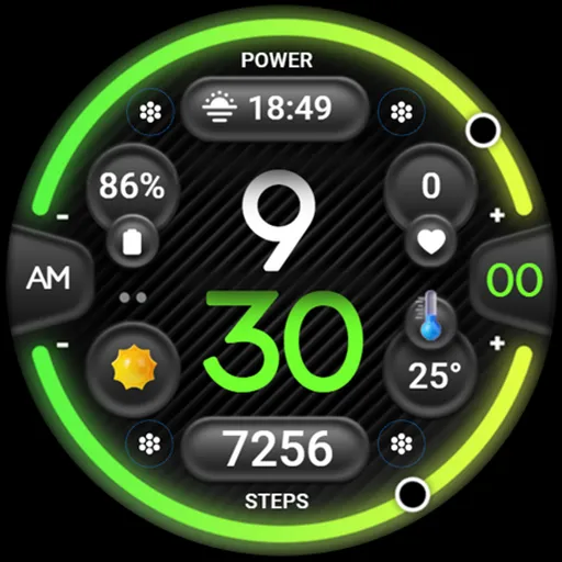 OMG 31 Digital Watch Face screenshot 30