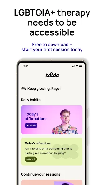 Kalda LGBTQIA+ Mental Health screenshot 1