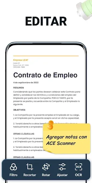 Escáner PDF: Documents Scanner screenshot 2