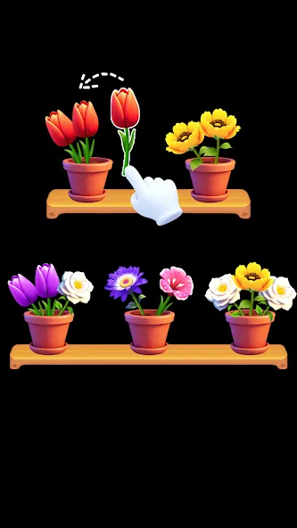 Blossom Bliss: Sort&Design screenshot 1