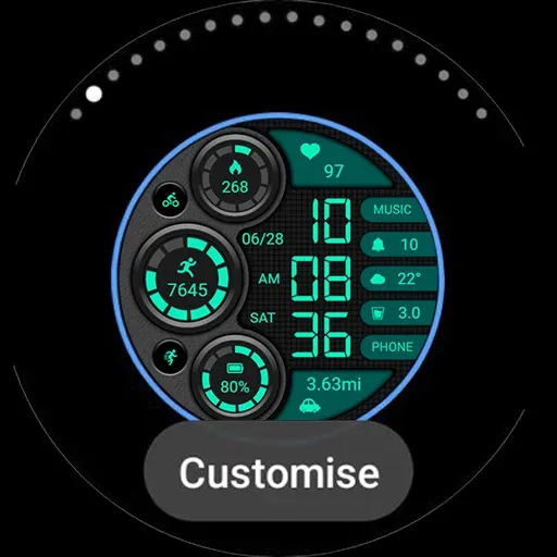Retro Green ZKin Watch screenshot 38