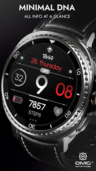 OMG 458 - Minimal Watch Face screenshot 5