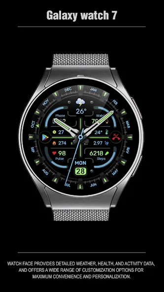 WFP 342 Ultra watch face screenshot 8