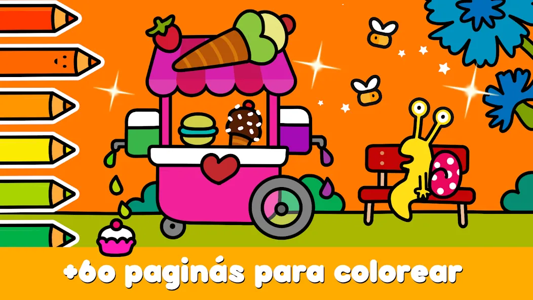 Jardín Libro de colorear niños screenshot 3