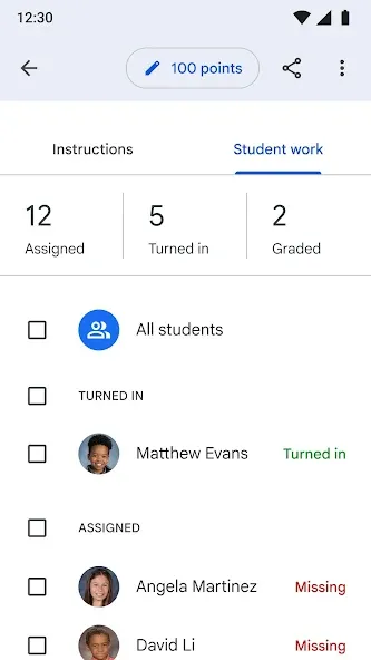 Google Sala de Aula screenshot 4