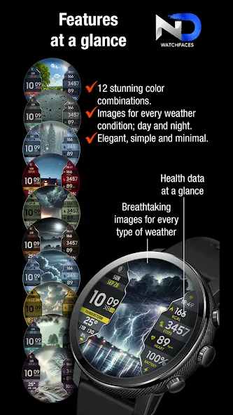 Weather Watchface — NDW076 screenshot 19
