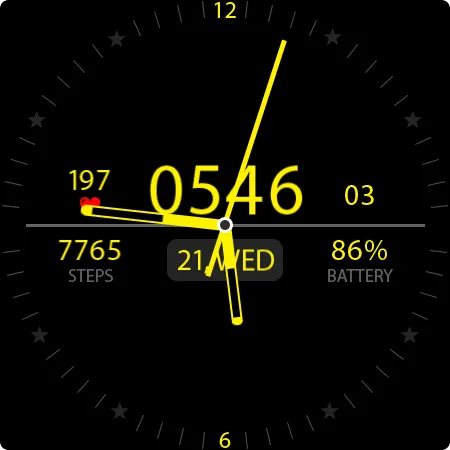 Key039 Analog Watch Face screenshot 27