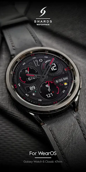 SH004 Watch Face, WearOS watch screenshot 2