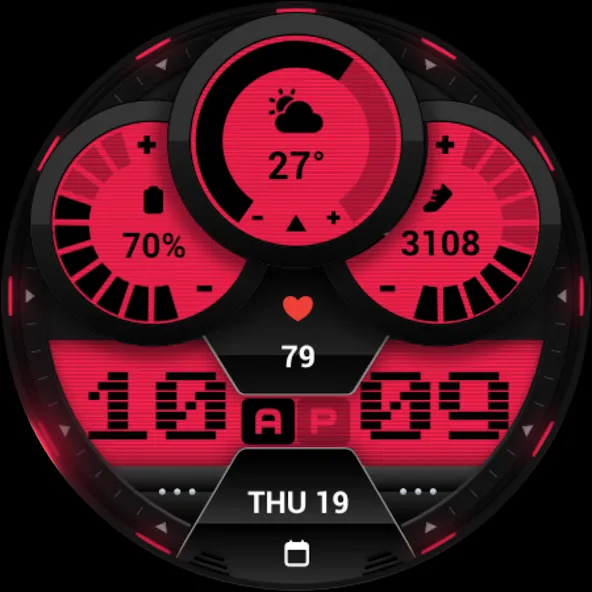 PRADO 84 Digital Watch Face screenshot 12