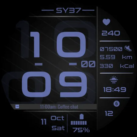 SY37 Watch Face for Wear OS screenshot 29