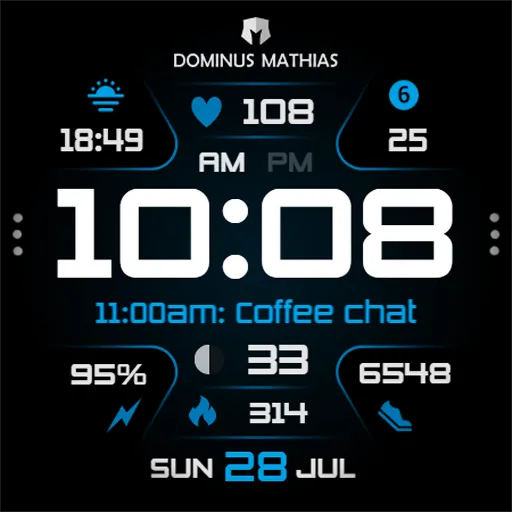 DM093 Futuristic Data Watch screenshot 10