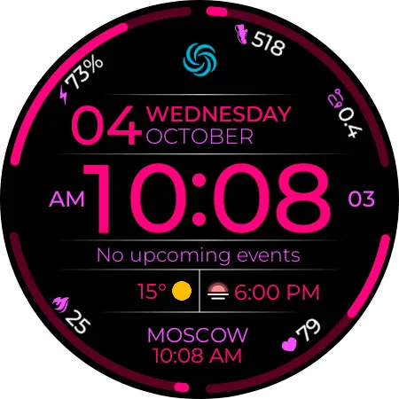 Chester Infinity watch face screenshot 17