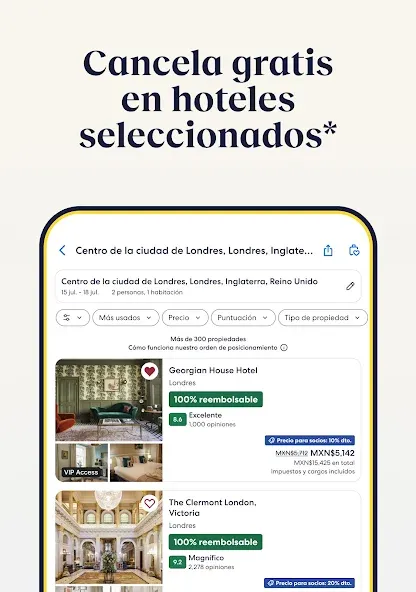 Expedia: viaje, hotel, vuelo screenshot 14