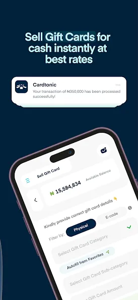 Cardtonic: Virtual & Gift Card screenshot 3