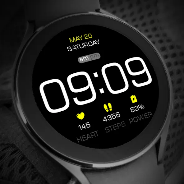 Key055 Digital Watch Face screenshot 7
