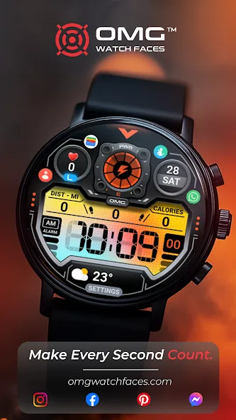 OMG 331 Retro Digital Watch screenshot 3