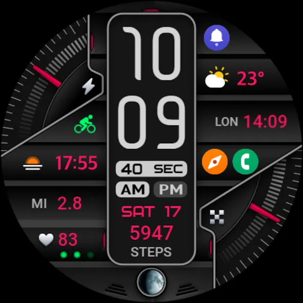 PRADO 60 Digital Watch Face screenshot 9