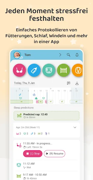 Baby Daybook - Stillen App screenshot 2