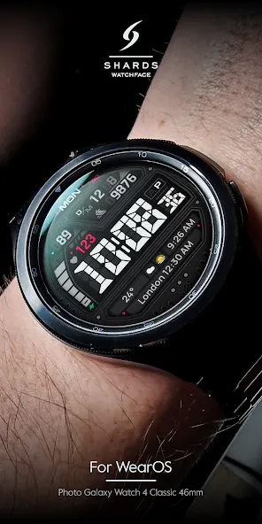 SH058 Watch Face, WearOS watch screenshot 5