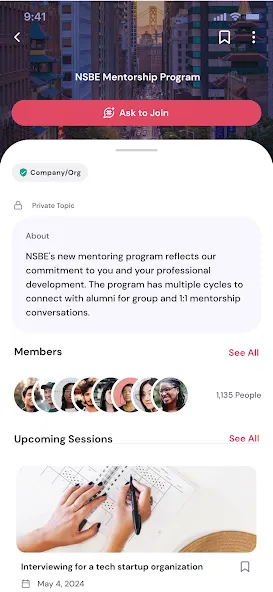 Mentor Spaces screenshot 4