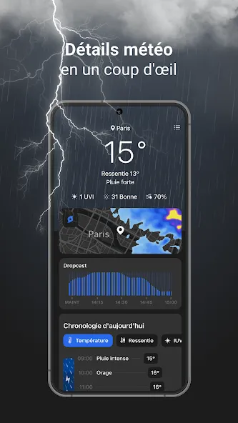 Rainbow Weather: Prévisions AI screenshot 2