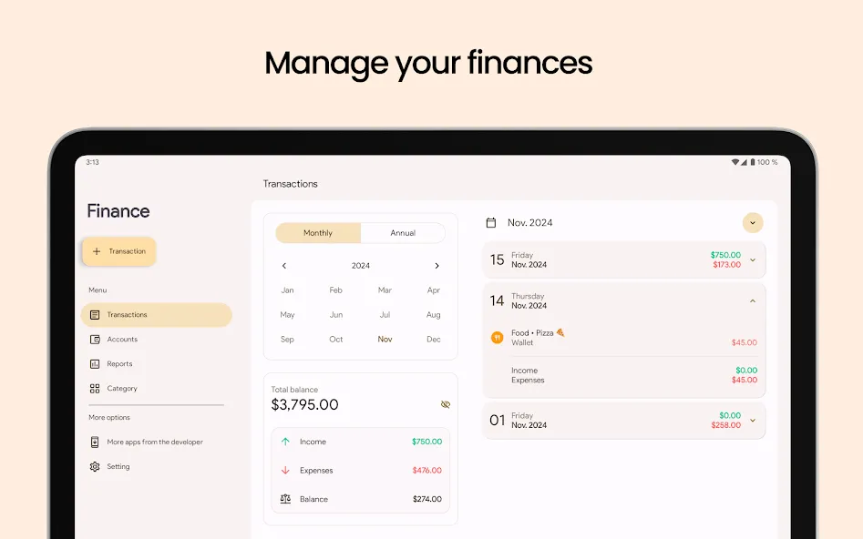 Finance Pro: Expense control screenshot 13