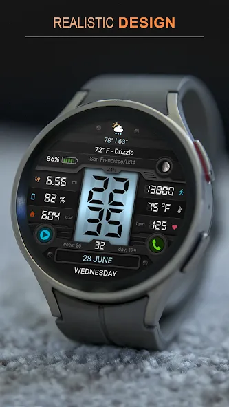 WFP 051 Military watch face screenshot 6