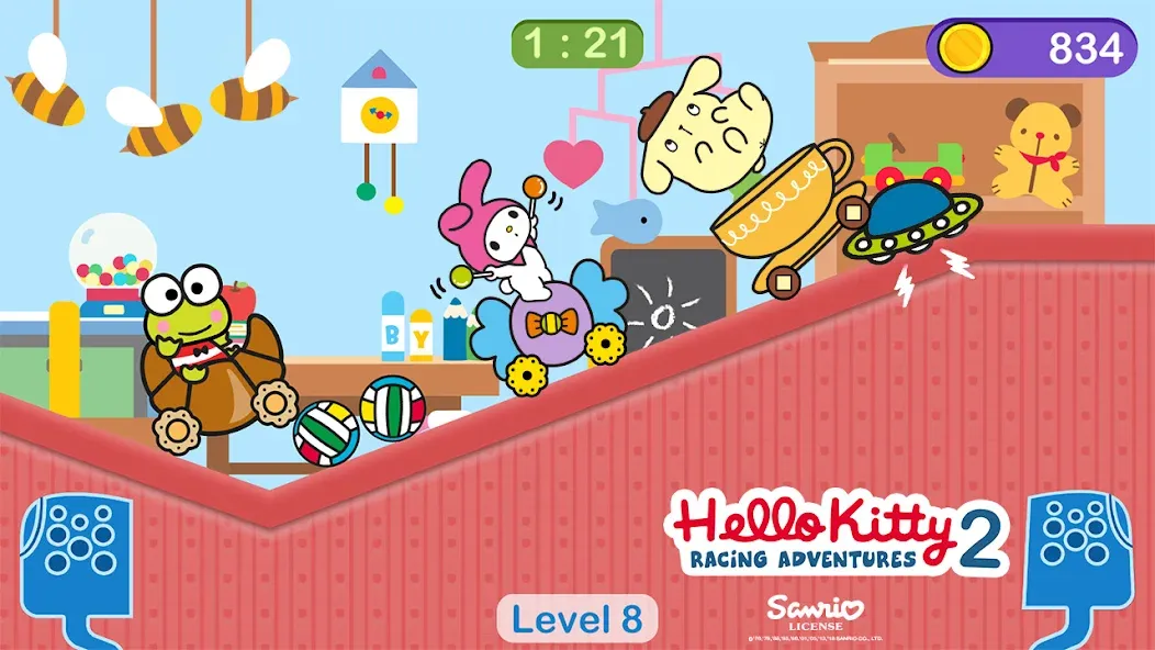 Hello Kitty games - car game screenshot 6