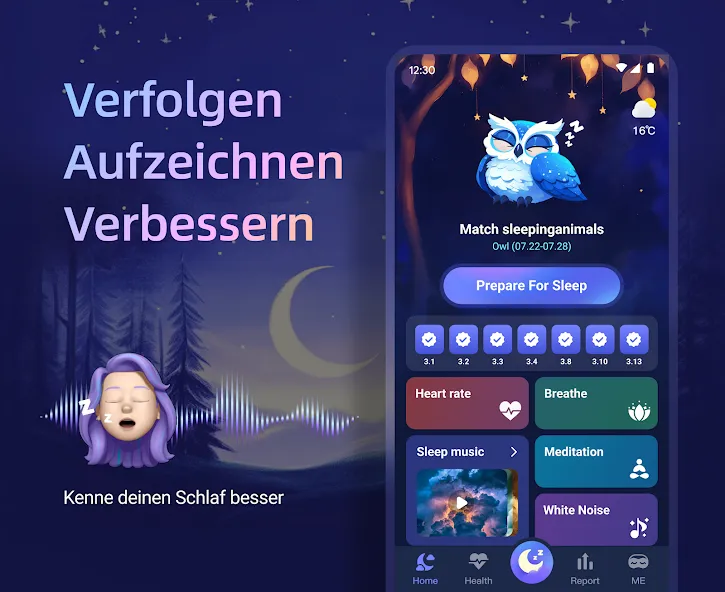 SleepTracker: Record & Improve screenshot 1