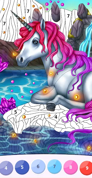 Relax: colorear por número screenshot 1