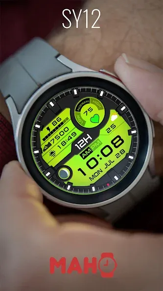 SY12 Watch Face for Wear OS screenshot 5
