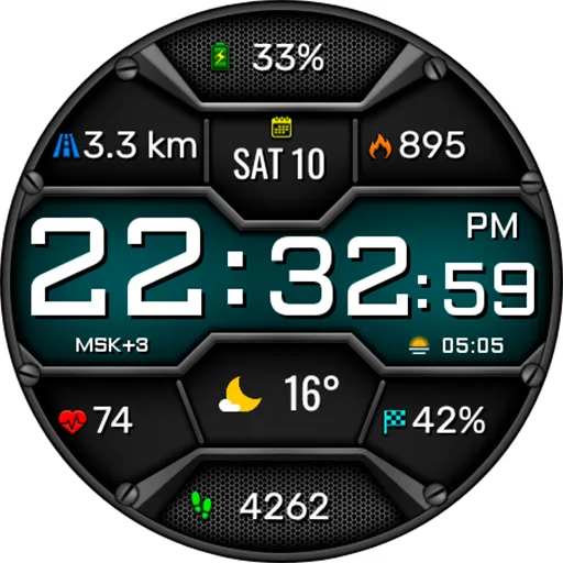 Digital Neror Watch Face screenshot 19