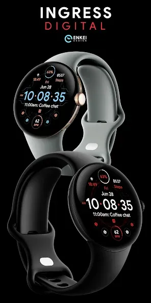 Ingress Digital - watch face screenshot 6
