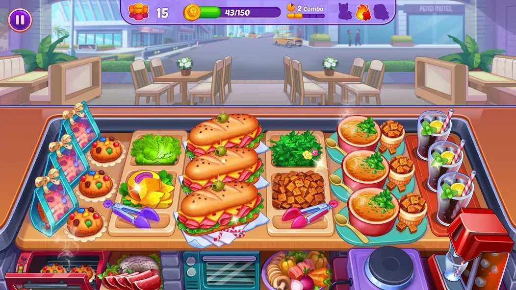 Cooking Crush - 玩烹饪游戏和时间管理游戏 screenshot 4