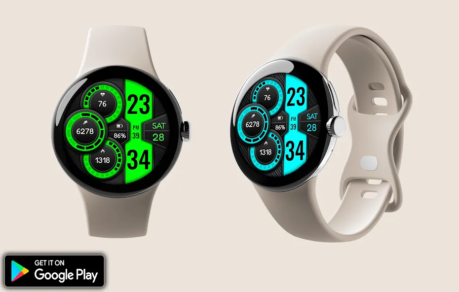 Digital Cuvok Watch Face screenshot 4