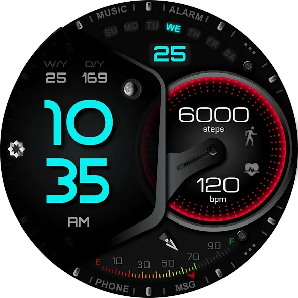W305 Artistic Watch Face screenshot 25